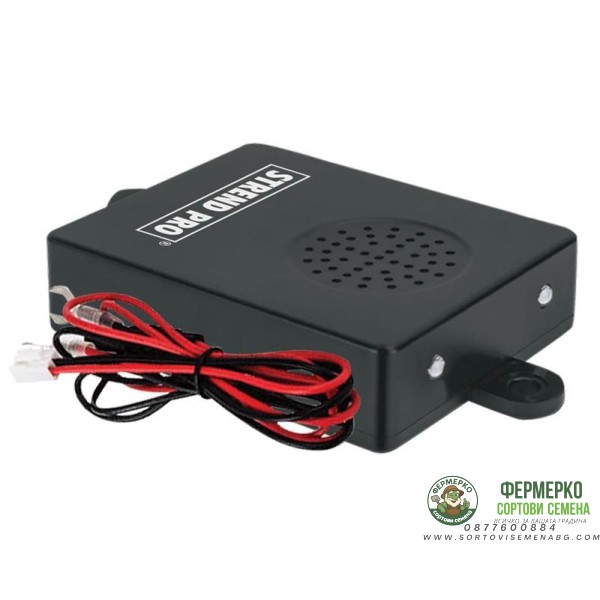 Ултразвуков уред със светлинен ефект за отблъскване на гризачи, белки