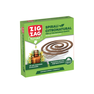 Зиг Заг Спирали против комари с Етерично масло от Цитронела / Citronella