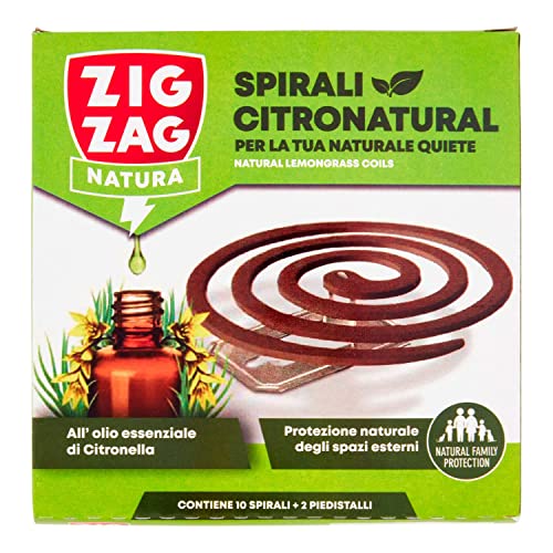Зиг Заг Спирали против комари с Етерично масло от Цитронела / Citronella