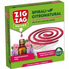Спирали против комари Зиг Заг с Етерично масло от Гераниум Geranium