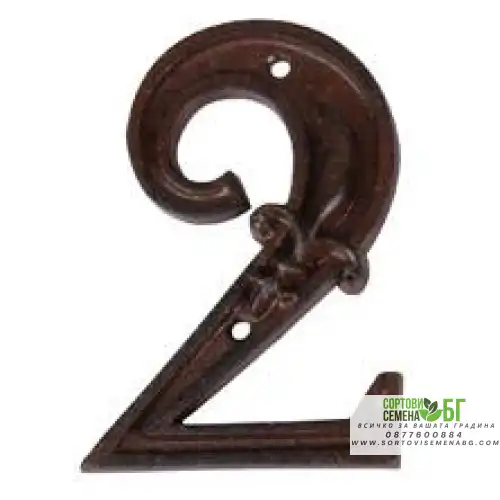 Чугунена цифра 2