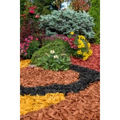 Декоративен цветен мулч - червен или кафяв 50 л