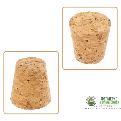 Коркова тапа за дамаджана Ferrari (за 10/15/20/25/34 л.) Ø 45-40 мм