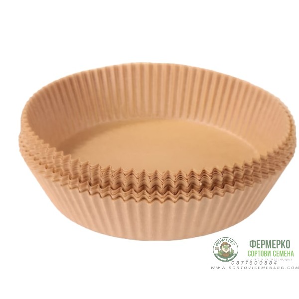 Незалепващи кръгли хартиени тави за Еър Фрайър Air Fryer ф20