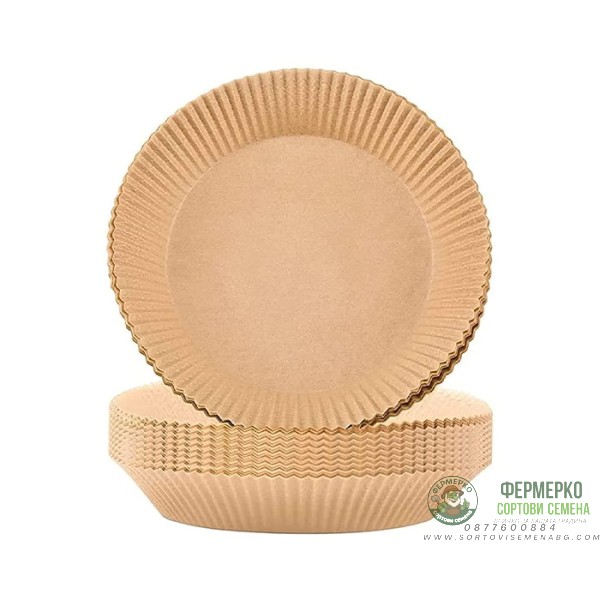 Незалепващи кръгли хартиени тави за Еър Фрайър Air Fryer ф20