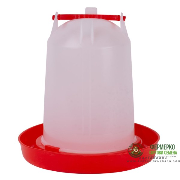 Пластмасова поилка за птици / 1,5л