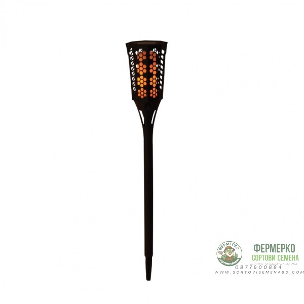 LED соларен фенер за градина FAKLA 0.1 W - жълта светлина ФАКЛА