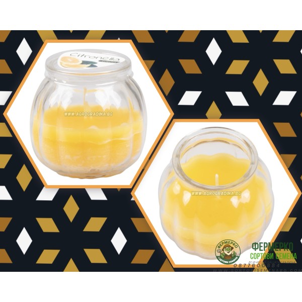 Свещ против комари Citronella