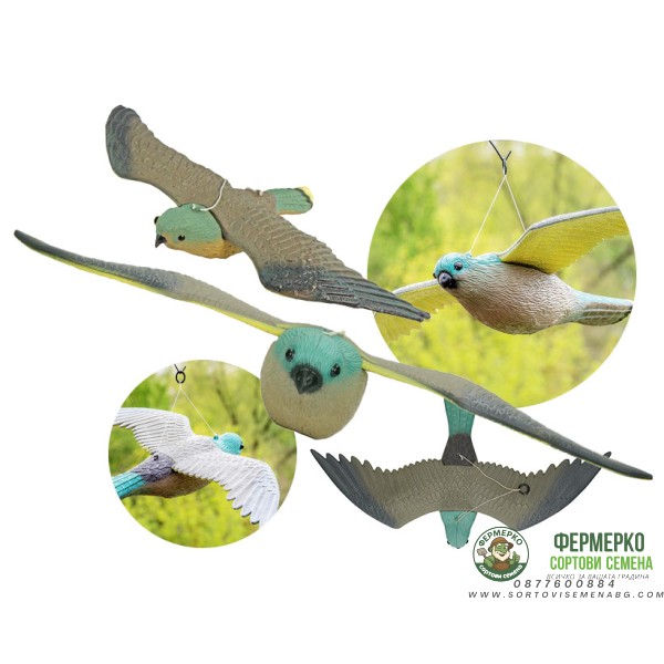 Висящ ястреб за отблъскване на птици 54 х 36 см