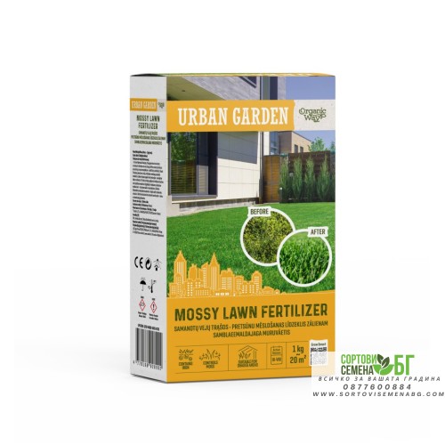 Тор за тревни площи против мъхове - Urban garden - 1 кг