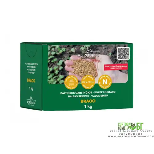 Бял синап / Sinapis alba - за зелено торене