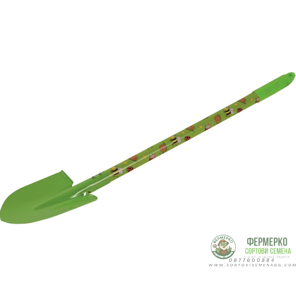 Детска лопата (копачка) с дълга дръжка - 74 см