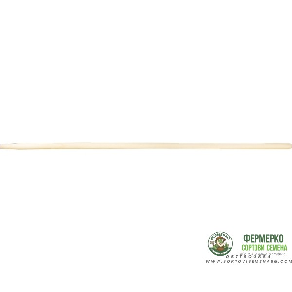 Дървена дръжка за градински инструменти, 25 х 1250 mm