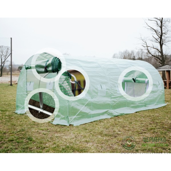 Оранжерия Тунелна комплект 6*3*2 м