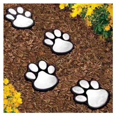LED соларно тяло за земя Лапички PAW - студена светлина - 4бр. комплект