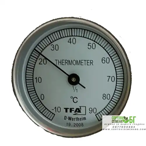 Термометър за почва или компост (метален) Термометър за почва или компост (метален)