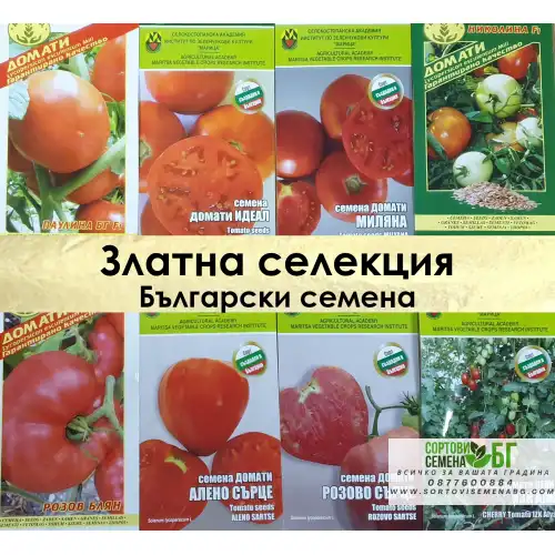 Златна Колекция Български семена за домати