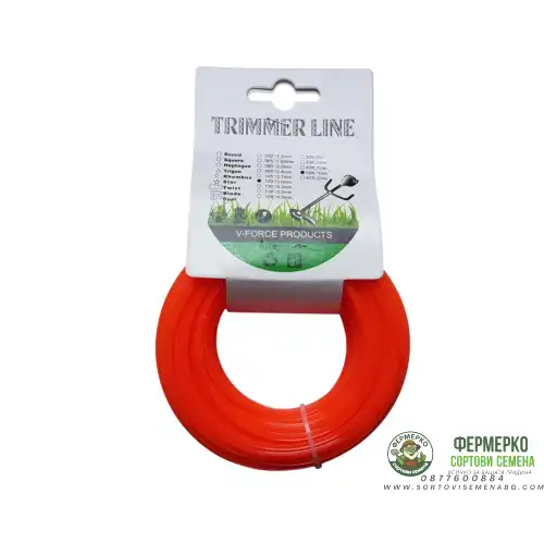 Корда за тример, квадрат , 3,0мм. х 15м.