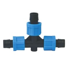 Тройник за лентов капков маркуч Ø17 мм