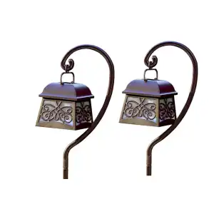 LED соларен фенер за земя PAST - 2бр. комплект