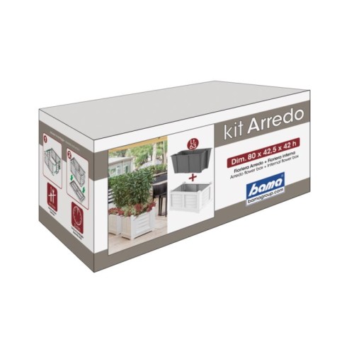 Кашпа + вътрешна саксия Комплект Аредо / Kit Areddo
