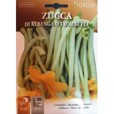 Тиква Албенга Tромпет (дълга, ядливи цветове) Trombetta di Albenga
