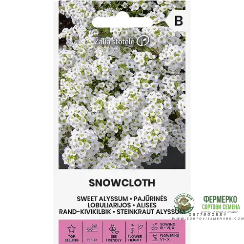 Алисум бял Lobularia maritima