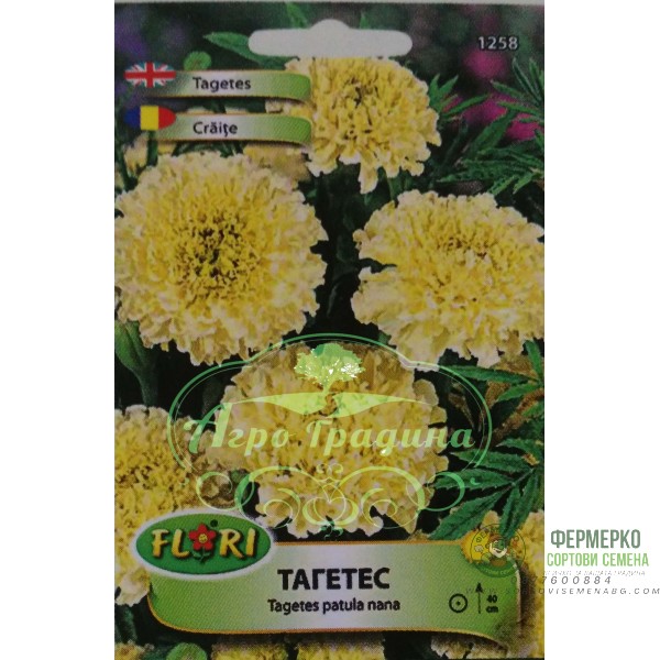 Тагетес бял