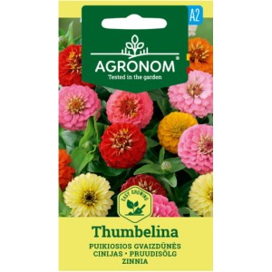 Циния Микс Палечка / Zinnia elegans Jacq Thumbelina