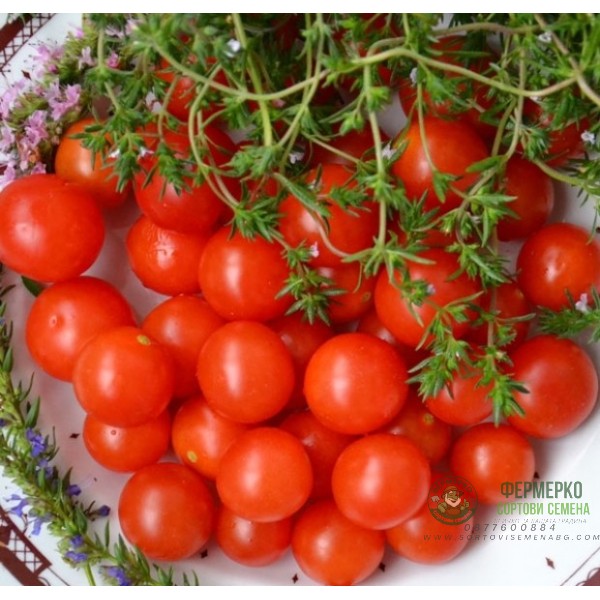 Чери домати червени