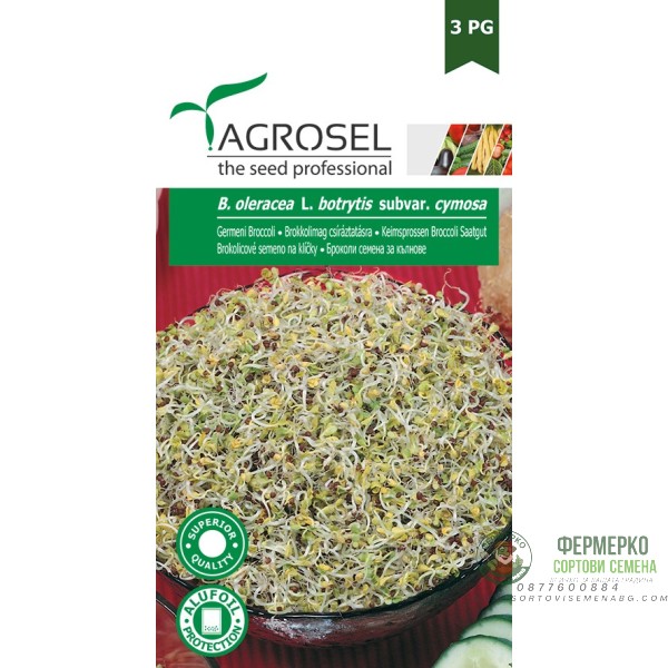 Семена Броколи за Кълнове Семена Броколи за Кълнове