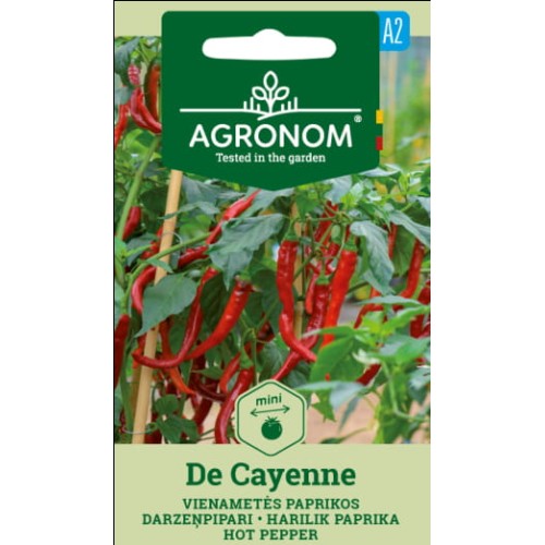 Кайен пипер (много лют) / De Cayenne - Семена от Seklos