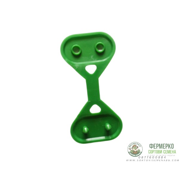 Скоба за мрежа (пеперуда) зелена