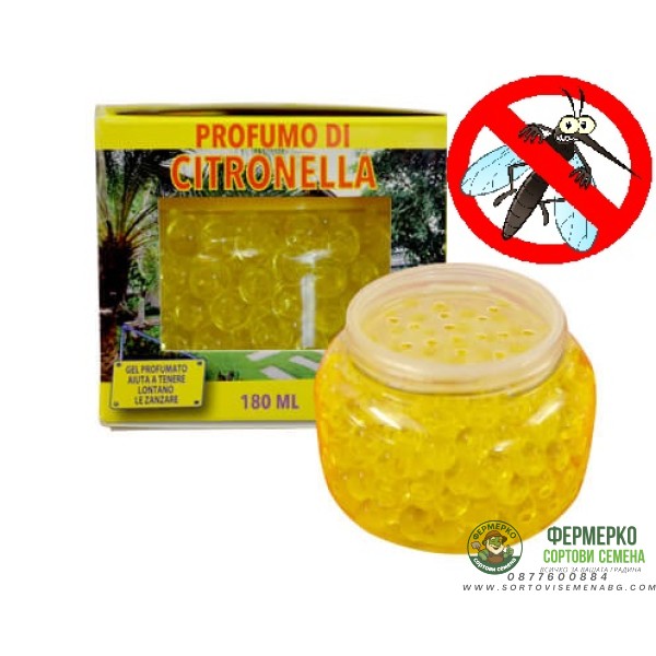 БЛЕНД НА НАТУРАЛНИ ЕТЕРИЧНИ МАСЛА против комари – Цитронела