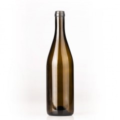 Стъклена Бутилка Бургундия традиционна (тъмно зелена) 750мл
