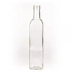 Стъклена бутилка за ракия + винтова капачка 500мл