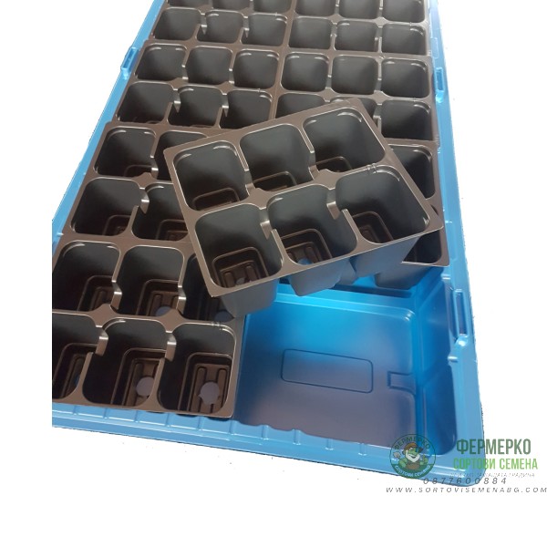 Мини оранжерия 48 гнезда с капак