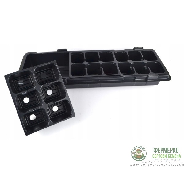 Мини оранжерия 18 бр гнезда с капак