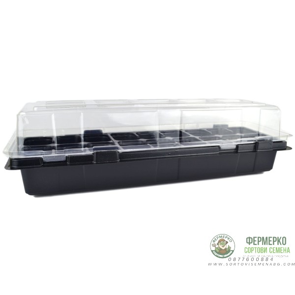 Мини оранжерия 18 бр гнезда с капак