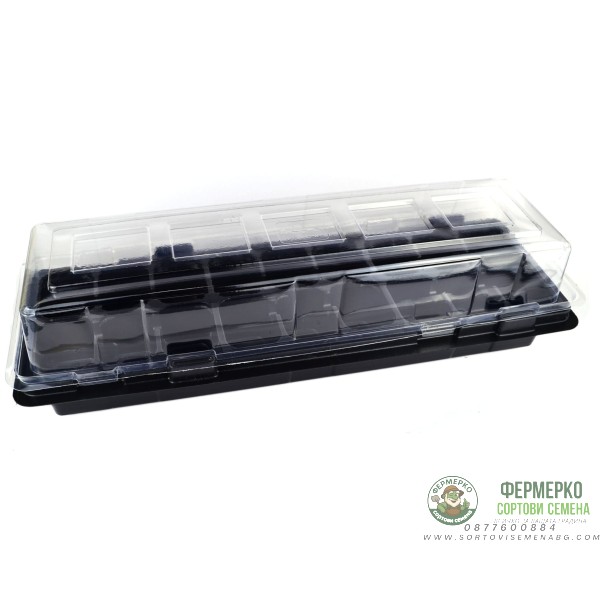 Мини оранжерия 18 бр гнезда с капак