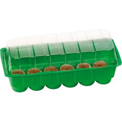 Мини оранжерия с капак и 10 бр торфени шайби