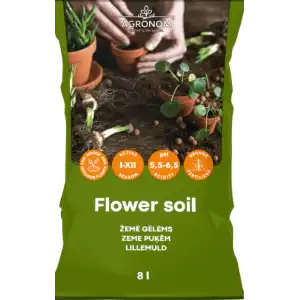 Почва за цветя / Flower soil 8 л
