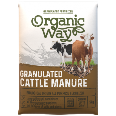 Органична гранулирана говежда тор / Cаttle manure