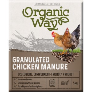 Органична гранулирана пилешка тор / Chicken manure 5 кг