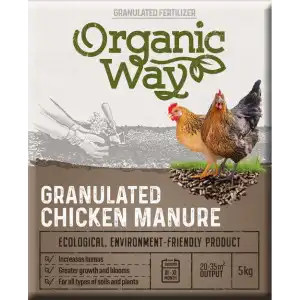 Органична гранулирана пилешка тор / Chicken manure 5 кг