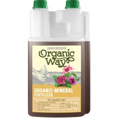 Органично-минерален тор за цветя и цъфтящи храсти Organic-mineral fertilizer for flowering plants - 1 л