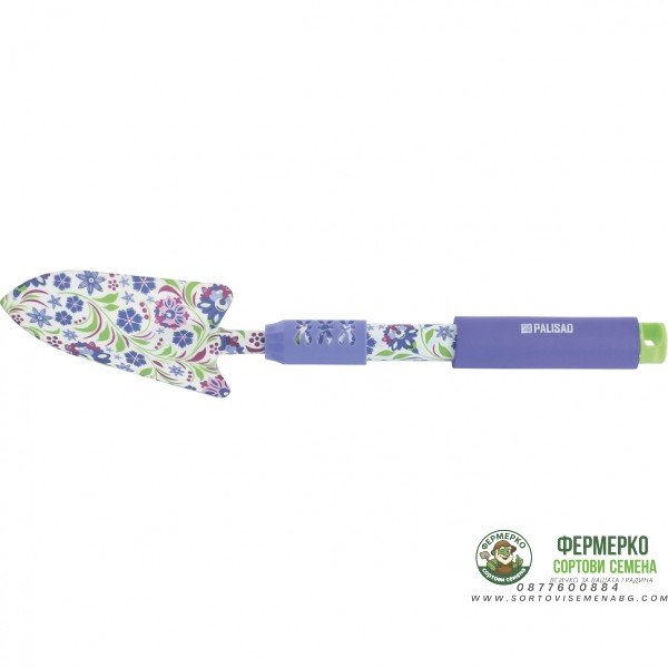 Лопатка широка с удължена гумирана дръжка