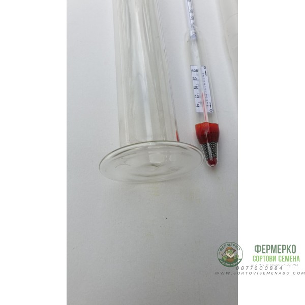 Спиртомер с температурна корекция + цилиндър