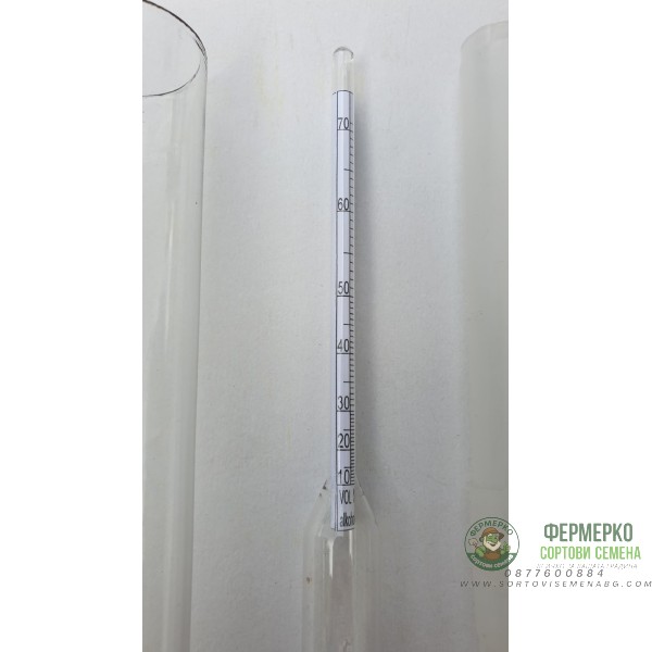 Спиртомер с температурна корекция + цилиндър