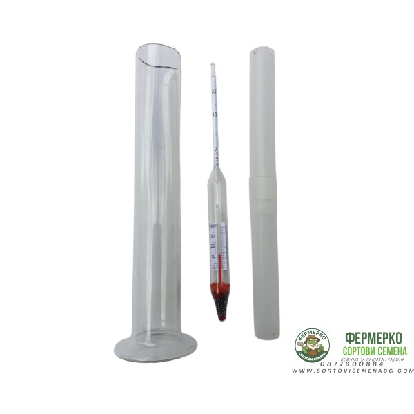 Виномер с температура + цилиндър